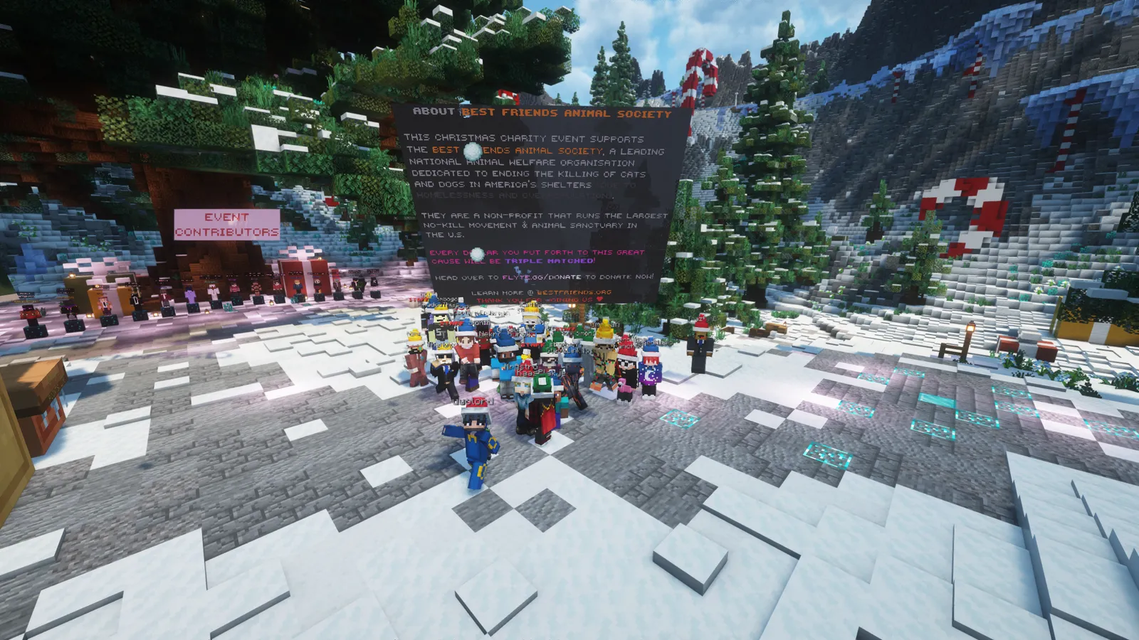 Players in the lobby between games